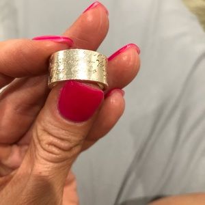 Tiffany’s script ring